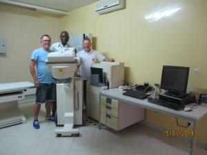 Senegalkrankenhaus Bilbassi - Röntgenanlage Clinique Bilbassi 2019 (1)