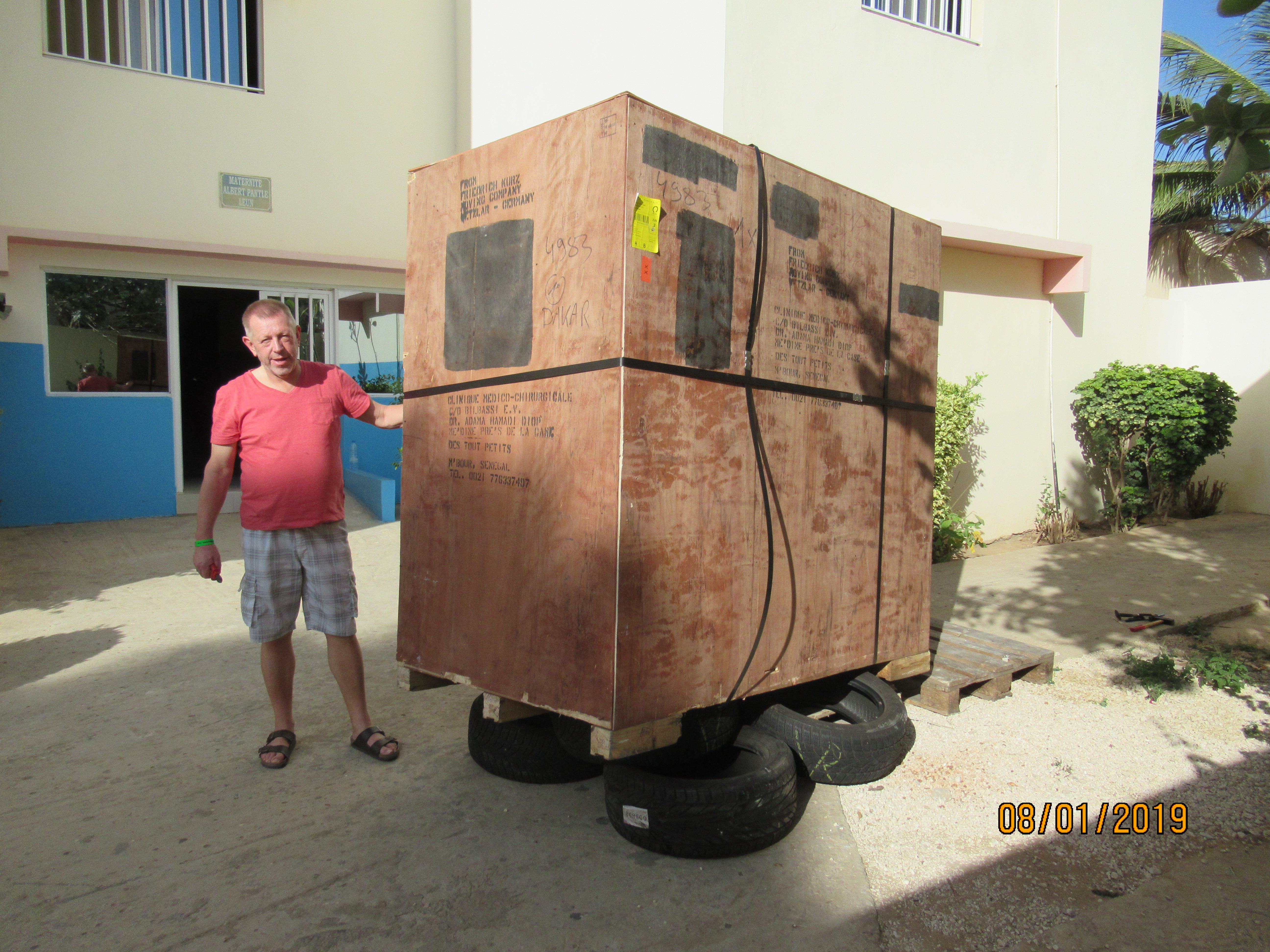 Senegalkrankenhaus Bilbassi - Röntgenanlage Clinique Bilbassi 2019 (4)