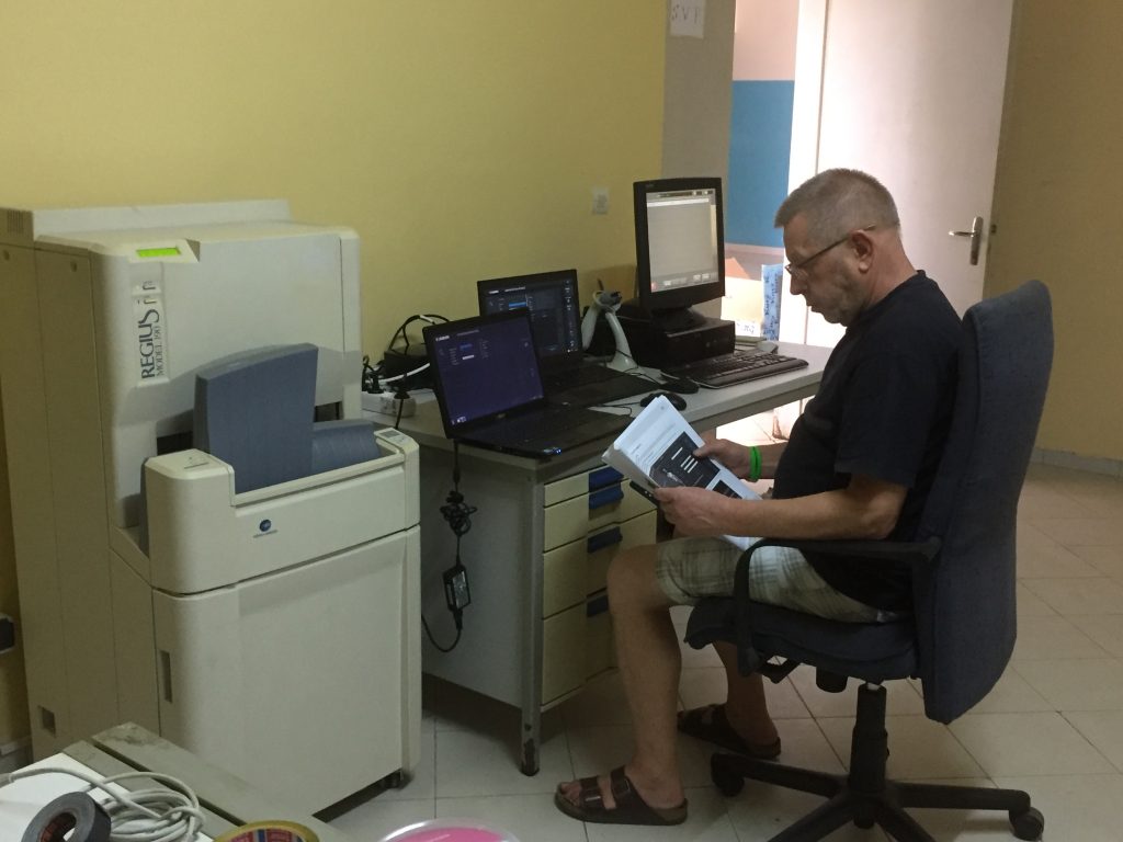 Senegalkrankenhaus Bilbassi - Röntgenanlage Clinique Bilbassi 2019 (5)
